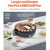 VEVOR Elektrinis grilis ir hotpot 1800W 2-in-1