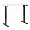 Elektrinis stalas 120x60 cm, reguliuojamo aukščio 72-118 cm, baltas stalviršis, ModernHome