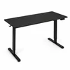 Elektrinis stalas 140x60 cm, reguliuojamo aukščio 72-118 cm, juodas, ModernHome