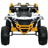 Lean Cars Elektrinis vaikiškas automobilis 4x4 M3, geltonas ir baltas
