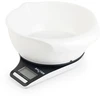 Elektroninės virtuvinės svarstyklės su dubeniu Salter, 5kg, juodos ir baltos