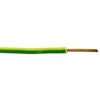 Elpar H07V-U (YDY) 1x10 mm2 vienagyslis laidas (monolitinis, geltonas / žalias, 1 m)