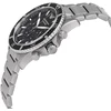 „Emporio Armani AR11360“ vyriškas nardymo stiliaus sidabrinis ir juodas laikrodis
