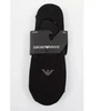 Emporio Armani Plonos Medvilninės Kojinės, Juodos, 3 vnt.
