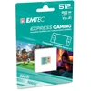 Emtec Micro SDXC Express Gaming 512 GB atminties kortelė