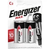ENERGIZER BATERIJA MAX C LR14. 2 vnt. ECO pakuotė.