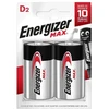 ENERGIZER BATERIJA MAX D LR20. 2 vnt. Ekologiška pakuotė.