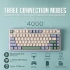 Epomaker F75 75% mechaninė belaidė klaviatūra su RGB apšvietimu ir Hot-Swap, žalia