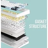 Epomaker F75 75% mechaninė belaidė klaviatūra su RGB apšvietimu ir Hot-Swap, žalia