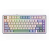 Epomaker F75 75% mechaninė belaidė klaviatūra su RGB apšvietimu ir Hot-Swap, žalia