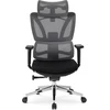 Ergonominė biuro pasukama kėdė DELSIN, juoda