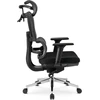 Ergonominė biuro pasukama kėdė DELSIN, juoda