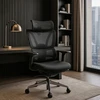 Ergonominė biuro pasukama kėdė DELSIN, juoda