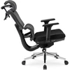 Ergonominė biuro pasukama kėdė DELSIN, juoda