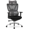 Ergonominė biuro pasukama kėdė DELSIN, juoda