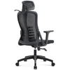 Ergonominė biuro pasukama kėdė JULIET, juoda