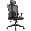 Ergonominė biuro pasukama kėdė JULIET, juoda