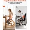 VEVOR Ergonominė medinė kėdė su reguliuojamu porolonu
