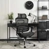 Ergonominė sukamoji biuro kėdė NINO, juoda