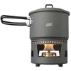 ESBIT Cookset with alcohol burner Stiklinis indelis 1,5 L Aliuminis, Juoda