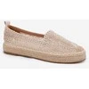 Espadrilės moterims smėlio spalvos su platforma