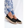 Espadrilės moterims su platforma juodos Vinceza