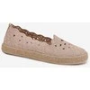 Espadrilės moteriškos platforminės smėlio spalvos Naloenma