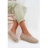 Espadrilės moteriškos platforminės smėlio spalvos Naloenma