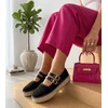 Espadrilės su platforma Marcelle, juodos