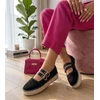Espadrilės su platforma Marcelle, juodos