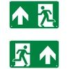 Evakuacinio šviestuvo EM EXIT piktograma - išėjimas tiesiai / į viršų