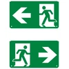 Evakuacinio šviestuvo EM EXIT piktograma - išėjimas į kairę arba dešinę