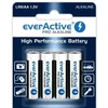 everActive LR6 AA baterijos, 4 vnt. lizdinėje pakuotėje
