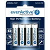 everActive LR6 AA baterijos, 4 vnt. lizdinėje pakuotėje