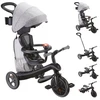 Daugiafunkcinis triratukas Globber Explorer Trike 4in1, pilkas, 633-120