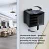 Extralink EX.12905-12U, 600 x 750 x 640 mm, Serverių spinta, juodos spalvos