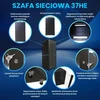 EXTRALINK 37U 600x1000 stovima spintelė juodas