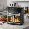 Extralink Oro gruzdintuvė Gruzdintuvė be riebalų 8L 1800W 200 laipsnių