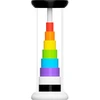 Fat Brain Toys Flipty – apverčiamas sensorinis žaislas-barškutis