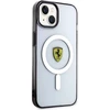 Ferrari FEHMP14MURKT Apple iPhone 14 Plus / 15 Plus 6.7″ skaidrus kietas dėklas Outline Magsafe