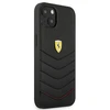 Ferrari FEHCP13SRQUK Apple iPhone 13 mini 5,4″ juodos spalvos kietas dėklas Off Track Quilted