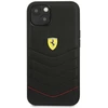 Ferrari FEHCP13SRQUK Apple iPhone 13 mini 5,4″ juodos spalvos kietas dėklas Off Track Quilted