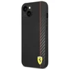 Ferrari FEHCP14MAXBK Apple iPhone 14 Plus / 15 Plus 6.7″ juodos spalvos kietas dėklas Carbon