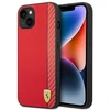 Ferrari FEHCP14MAXRE Apple iPhone 14 Plus / 15 Plus 6.7″ red kietas dėklas Carbon