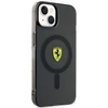 Ferrari FEHMP14SURKK Apple iPhone 14 / 15 / 13 6.1″ juodos spalvos kietas dėklas Translucent Magsafe