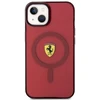 Ferrari FEHMP14SURKR Apple iPhone 14 / 15 / 13 6.1″ red kietas dėklas Translucent Magsafe
