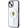 Ferrari FEHMP14SURKT Apple iPhone 14 / 15 / 13 6.1″ skaidrus kietas dėklas Outline Magsafe