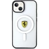 Ferrari FEHMP14SURKT Apple iPhone 14 / 15 / 13 6.1″ skaidrus kietas dėklas Outline Magsafe