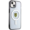 Ferrari FEHMP14SURKT Apple iPhone 14 / 15 / 13 6.1″ skaidrus kietas dėklas Outline Magsafe