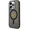 Ferrari FEHMP14XURKK Apple iPhone 14 Pro Max 6.7″ juodos spalvos kietas dėklas Translucent Magsafe